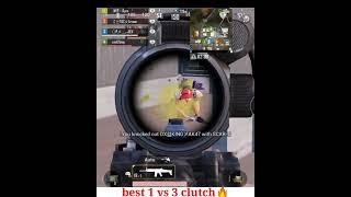 1 vs 3 clutch bgmi  raj pubg 2m _ #shortsvideo #bgmi_short