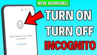 How to Turn On or Off Incognito Mode on YouTube (2024)