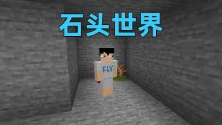 整个世界全是石头！要如何生存下去？我的世界Minecraft