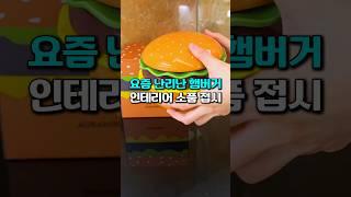 요즘 난리난 햄버거 인테리어 접시