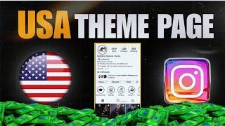 How to Make Money From USA Theme Page - Full Course