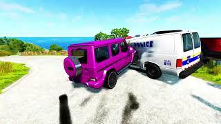 Mercedes Gelenvagen Almost Dropped Off the Cliff ~ devonabrr Beamng drive davidinark contetven