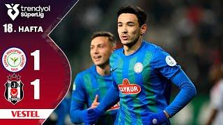 Rizespor vs Beşiktaş (1-1) Maç Özeti | Trendyol Süper Lig - 2024