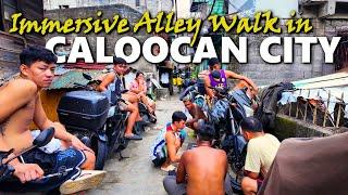 EXPLORING CALOOCAN CITY PHILIPPINES - IMMERSIVE WALK OF THE INTRICATE ALLEYWAYS OF MAYPAJO [4K]