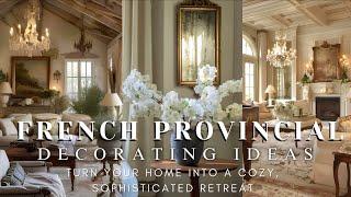 French Provincial Haven: Turn Your Home into a Cozy, Sophisticated Retreat with Simple Decor Ideas 