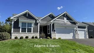 Adams II Ranch Home Plan by KLM Builders // 3 Bedrooms, 2 Baths, Open Concept