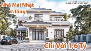 Mẫu Nhà Mái Nhật 2 Tầng Cực Đẹp Tại Bắc Ninh Chỉ 1,6 Tỷ