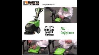 Karyer-Tatmak IPC CT15  Temizlik Makinası Akü Değiştirme Eğitim Videosu mp4