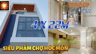 [Siêu phẩm gấp] Bán nhà Hóc Môn giá rẻ 2021 4x22m gần chợ Hóc Môn giáp quận 12