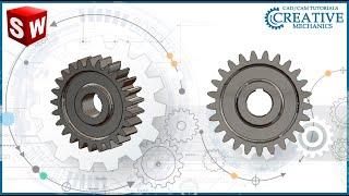 Solidworks tutorial. Gear