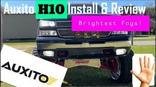 Auxito Led H10 'Fog Light' Install & Review | Crazy Bright | LEDs | Auxito | Brightest Headlights