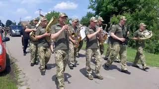 Останній земний шлях загиблого Героя Сидляра Володимира з села Пальче Підгайцівської ТГ