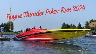 Boyne Thunder Poker Run 2024 in Bay Harbor, Lake Michigan