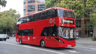 New Enviro 400 EV On Route 40 ( GoAhead London ) at Elephant & Castle