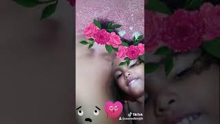Eu e minha filha no pisca de olho a mais pequena