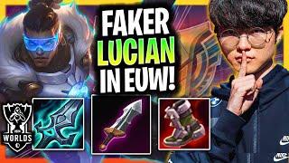 FAKER IS READY TO PLAY LUCIAN IN EUW SERVER! | T1 Faker Plays Lucian Mid vs Zed!  Season 2024