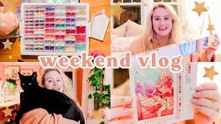 Weekend Vlog | Kitting Up, Home Painting Projects, Reading, PCOS, + Snack Haul 