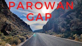 Parowan Gap Utah, ancient petroglyphs, Pioneers history and beautiful landscape