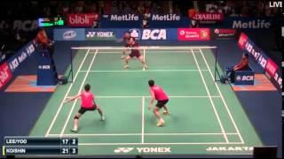 Ko Sung Hyun  Shin Baek Cheol vs Lee Yong Dae  Yoo Yeon Seong | Badminton 2015