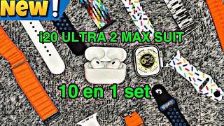 i20 ultra 2 Max suit Review en español #shopee #smartwatch