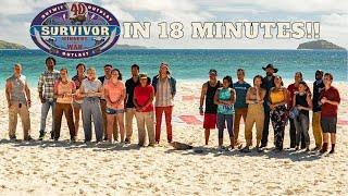 Survivor Winners At War In 18 Minutes!!