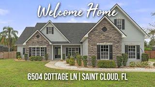 Homes for Sale in Saint Cloud Florida: Home For Sale At 6504 Cottage Lane Saint Cloud FL 34771.