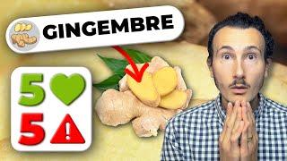 GINGEMBRE : 5 Bienfaits et 5 Dangers 