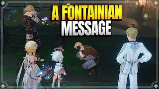 A Fontanian Message | World Quests & Puzzles |【Genshin Impact】