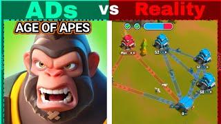 Game Ads Vs Reality, Age Of Apes Gameplay Android, iOS