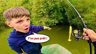 Cet abonné de 9 ans me montre son meilleur spot de pêche et je ne m'attendais pas a ça !!