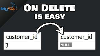 MySQL: ON DELETE