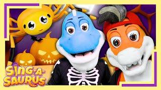 Happy Halloween | Dinosaur Halloween Song | Dinosaurs for kids  - Sing-A-Saurus!