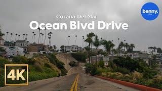 4K Driving Southern California - Corona Del Mar, Newport Beach