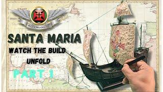 1:75 Scale Santa Maria Build, Ep. 1 #diy #epichistorytv #naval