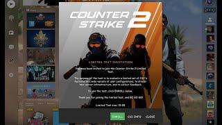 How to get into the counter-strike 2 limited test