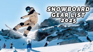 My Snowboard Gear List for 2025 | Board Archive