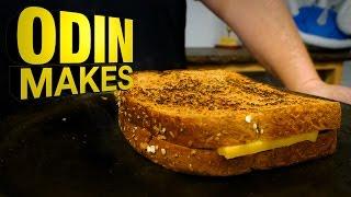 Odin Makes: A Grilled Cheese Sandwich