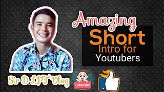 #SirDLPTvlog #Intro  Word Play animation in youtube