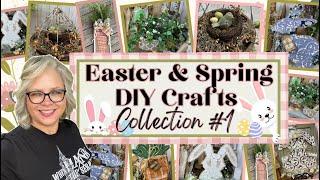 Spring Easter Collection #1 DIY Crafts  Whimsical Rustic Crafts || Dollar Tree Hobby Lobby