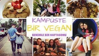 KAMPÜSTE BİR VEGAN | AMERİKALILAR TÜRKÇE KONUŞUYOR :)