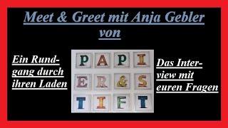 Meet&Greet bei "Papier&Stift" (Anja Gebler) - Teil 1/2 - Der Rundgang durch das Ladengeschäft!