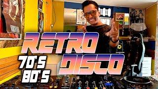 MIX FIESTA DISCO 70's 80's (BEE GEES, DONNA SUMMER, GREASE, ABBA, MICHAEL JACKSON, BLONDIE)#disco