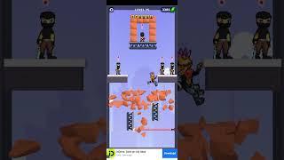 Web Master Stickman Superhero gameplay #imalidotcom level 35 Shoot the web jump and teleport