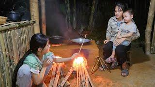 Hand-Building a Clay Oven with a Village Girl – A Humble Meal Full of Warmth and Connection