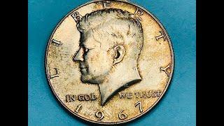 1967 No Mint Mark Kennedy Half Dollars