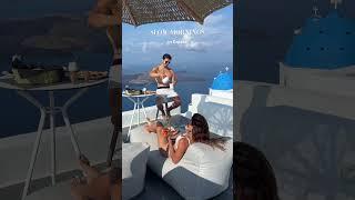 Slow mornings in Greece with you ️ #greece #couples #travel