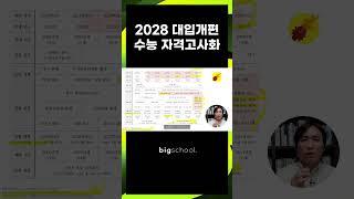 2028 대입개편 수능 자격고사화 #교육제도 #대입제도 #수능개편