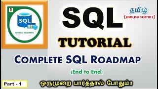 SQL Tutorials for Beginners in Tamil| Best Video for learning MS SQL |End to End | Part 1|