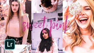 Sweet Pink Lightroom Presets Photo Editing