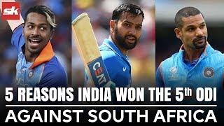 5 Reasons India Won The 5th ODI Against South Africa | Sportskeeda